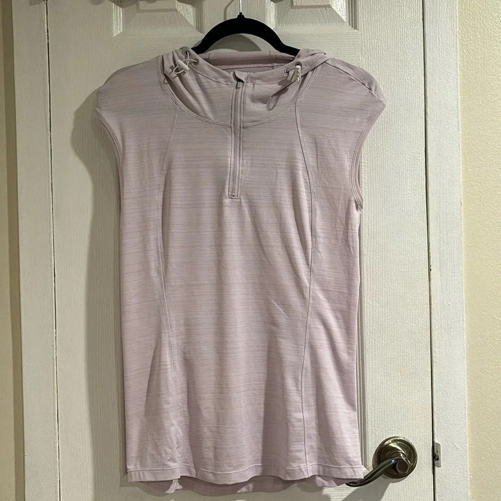 Athleta Purple Hoodie Tank - Picture 2 of 6